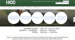 Desktop Screenshot of haywood.edu