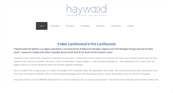 Desktop Screenshot of haywood.nl