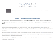 Tablet Screenshot of haywood.nl