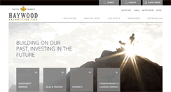 Desktop Screenshot of haywood.com